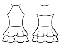 Triangle Halter Dress